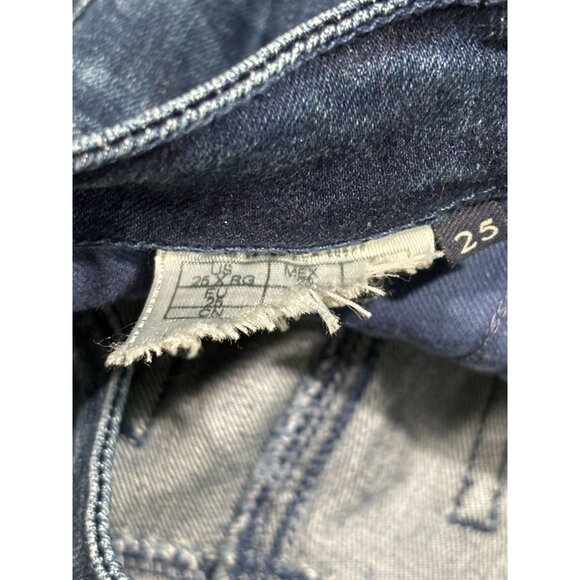 Guess Womens Power Skinny Jeans Size 25 Medium Wash Denim - Picture 6 of 13